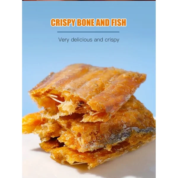 Crispy hairtail snacks bagged seafood crispy dried fish readytoeat dry goods - Image 2