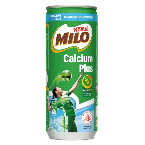 Milo Calcium Plus Can Drink 24 Cans X 240ML - Image 2
