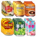 Korean Juice and Dessert Drink (Bonbon,Crushed PearShikhye,Sacsac,Soojeonggwa) 6 flavors assorted pack of 18 cans한국 음료수 6종 238ml