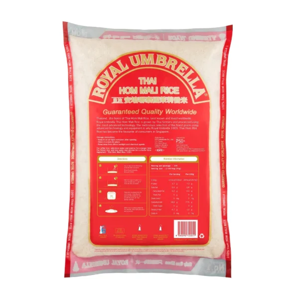 Royal Umbrella Thai Jasmine Rice 5kg - Image 2