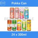 Assorted Pokka Can Drinks 1 Carton of 24 Cans x 300ml