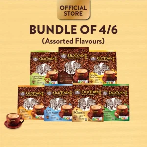 OLDTOWN Instant Premix White Coffee, 13 Sticks
