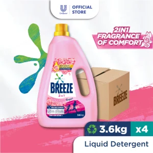 [Bundle of 4] Breeze Liquid Detergent 3.6kg Carton Sale