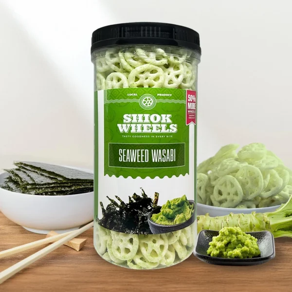 SHIOK WHEELS - #1 BEST SELLER! (CHEESE/ SEAWEED WASABI/ SOURCREAM/ MALA/ TOMYUM) - Image 5