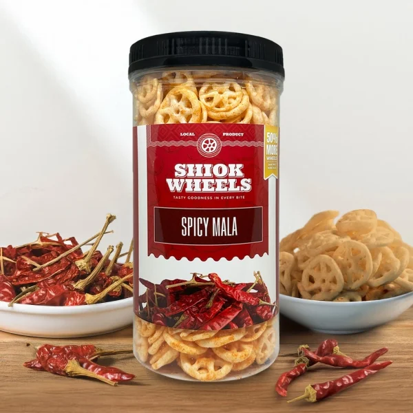 SHIOK WHEELS - #1 BEST SELLER! (CHEESE/ SEAWEED WASABI/ SOURCREAM/ MALA/ TOMYUM) - Image 3