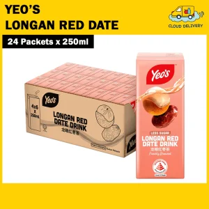 Yeo's Longan Red Date Packet (24 x 250ml)